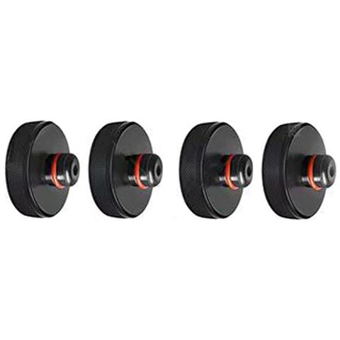 Blocchi In Gomma Per Cric - Confezione Da 4 Con Kit Di Riparazione - Foto 3