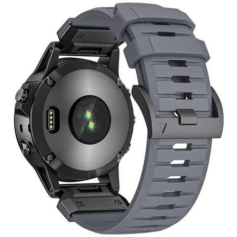 Cinturino Da Orologio Da 22 Mm Per Garmin Fenix 3/5/5x / 6x / 7x Grey - Foto 2
