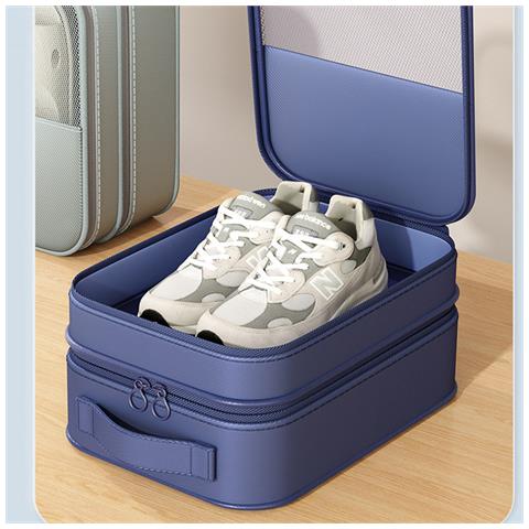 Borsa Per Scarpe Blu Navy Extra Large  L - Foto 2