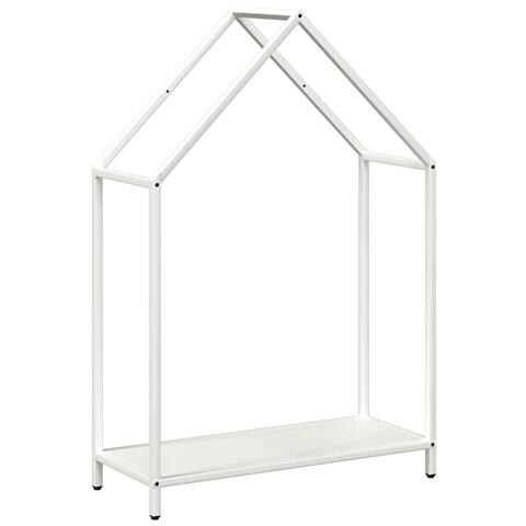 Rastrelliera per Legna da Ardere Bianca 60x25x90 cm - Foto 1