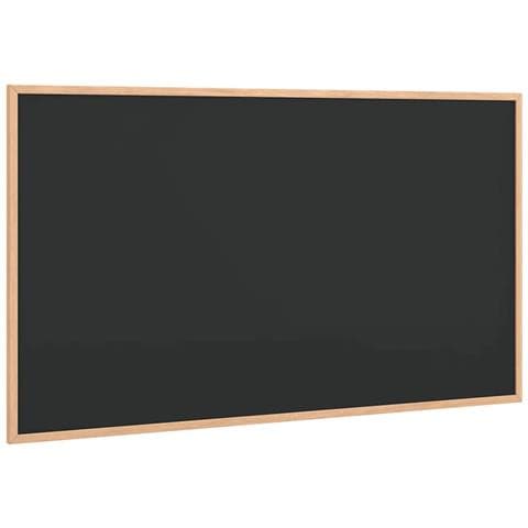 Lavagna Con Cornice In Legno Massello Di Pino Nero 100x55 Cm - Foto 2