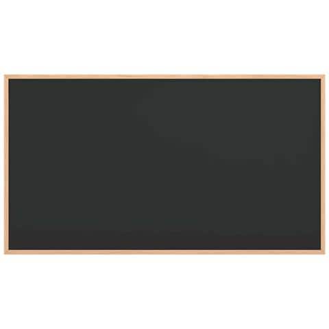 Lavagna Con Cornice In Legno Massello Di Pino Nero 100x55 Cm - Foto 3