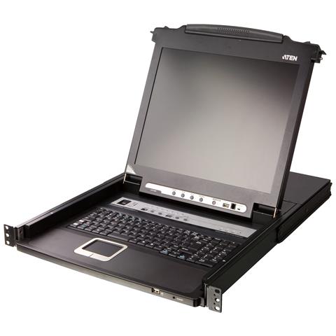 CL5708MW switch per keyboard-video-mouse (kvm) Montaggio rack Nero - Foto 1