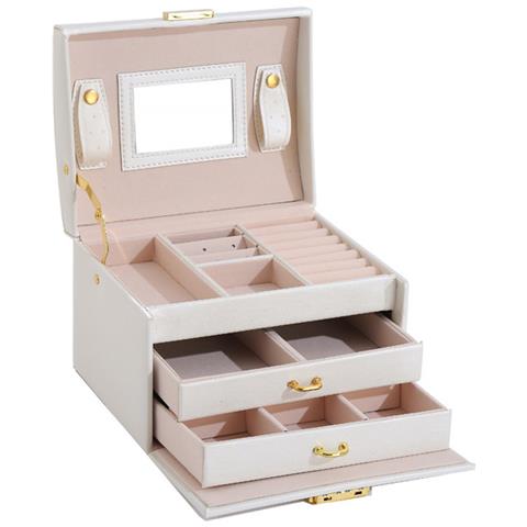 Portagioie Con Doppi Cassetti White - Foto 3