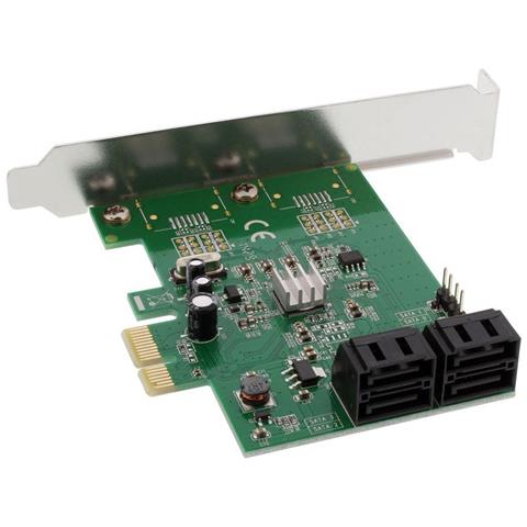 Scheda Controller SATA 6Gbps 4x SATA x1 PCI-Express 20 - Foto 1