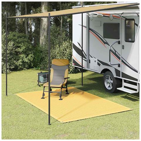 Tappeto da Tenda Beige 250x200 cm HDPE - Foto 2