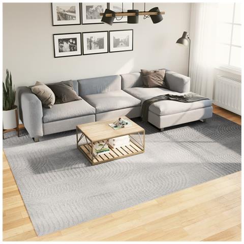 Lusso Casadino - Tappeto Iza A Pelo Corto Aspetto Scandinavo Grigio 240x340 Cm - Foto 8