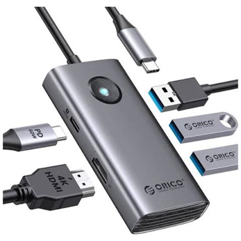 PW11-5P Docking Station USB-C to USB3.0/2*USB2.0/USB-C /HDMI - Foto 2