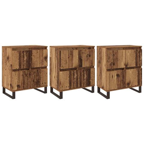Sideboards 3 pcs Legno vecchio 180 x 35 x 70 cm - Foto 1