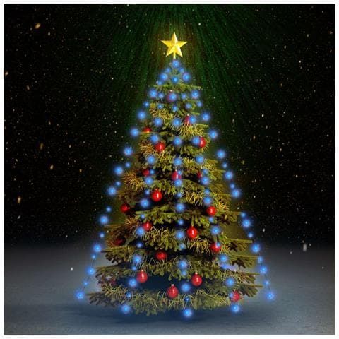Rete di Luce per Albero di Natale 150 LED Blu 150 cm - Foto 2
