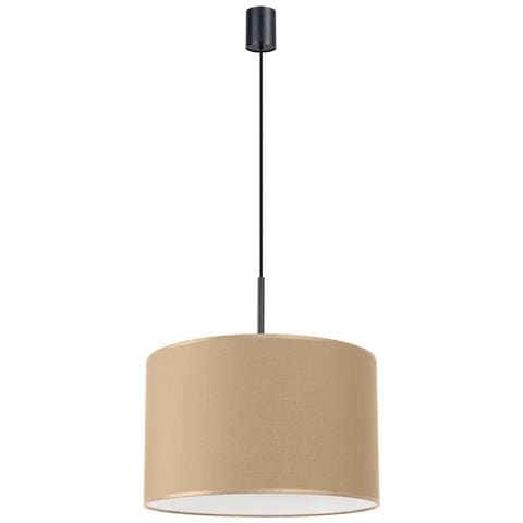 Lampada A Sospensione Nevia Beige Sl. 1849 - Minimalist Lampada A Sospensione Tortora /nero 137x40x40 Cm - Foto 2