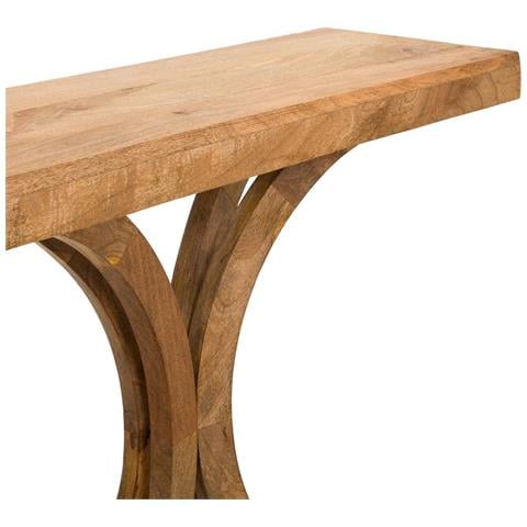 Mobile Da Ingresso In Legno Marrone 173x30x77h - Foto 8