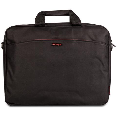 BORSA NOTEBOOK ENTERPRISE IN NYLON 15.6" COLOR NERO & ROSSO - Foto 1