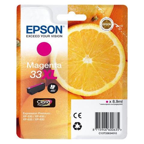 C13T33634020 Cartuccia Ink Originale Magenta per Expression Home XP530  - Foto 2