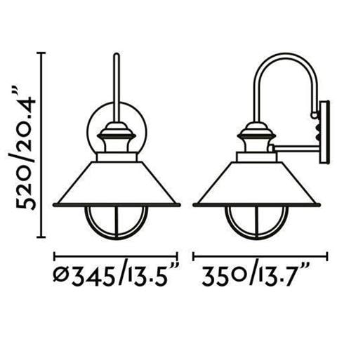 Faro 71129 - Nautica G Lampada Da Parete In Metallo Marrone Ossido - Foto 6