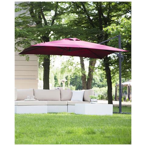 Ombrellone Da Giardino Bordeaux / grigio Scuro 250 X 250 X 235 Cm Monza - Foto 20
