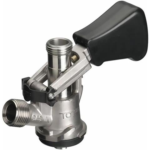 Attacco Fusto Birra Chiusura Keg Tipo S Uscita Laterale (spillatura Bar) - Foto 4