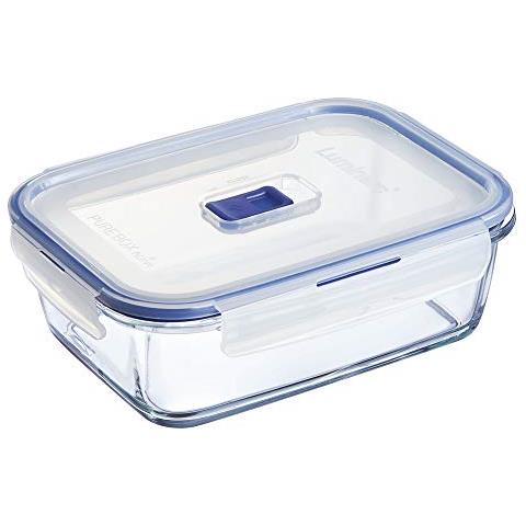 Pure Box Contenitore Ermetico Rettangolare, Trasparente, 22 X 16 X 7 Cm (1.97 L) - Foto 1