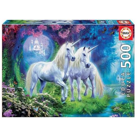 Puzzle Educa 500 Pezzi - Unicorns In The Forest - Foto 2