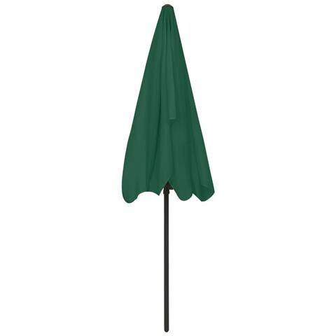 Ombrellone da Spiaggia Verde 200x125 cm - Foto 8