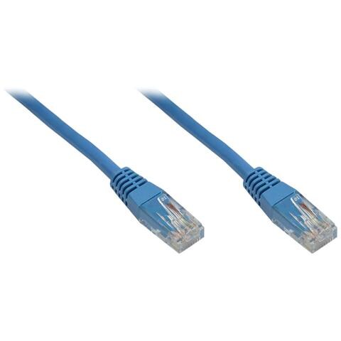1m Cat6 U / UTP, Cat6, U / UTP (UTP) , RJ-45, RJ-45, Maschio / maschio, Oro - Foto 1