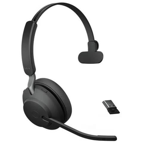 Cuffie Evolve2 65 Wireless USB tipo- A Microfono Bluetooth Colore Nero  - Foto 1