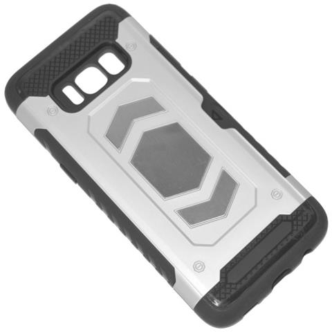 Custodia Defender Shell Alta Protezione Antiscivolo Magnetica Per Samsung Galaxy S8 G950 Silver - Foto 2