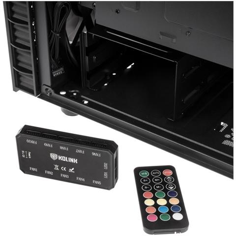 Case Mid-Tower Observatory Lite Mesh Colore Nero - Foto 2