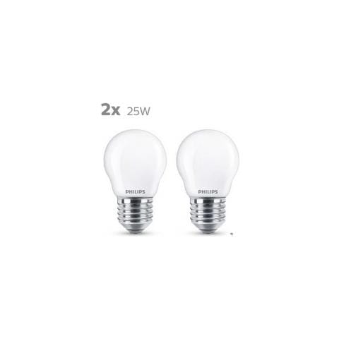 Led Classico 25w P45 E27 Ww Fr Nd 2 Pezzi - Foto 1