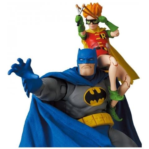 Mafex Batman The Dark Knight Returns Batman Blue Version & Robin - Foto 1