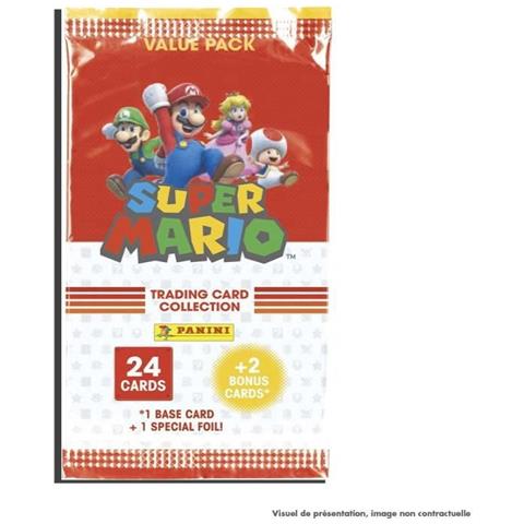 Carte Collezionabili Super Mario Fat Pack Da 24 Carte + 2 Carte Bonus - Foto 1