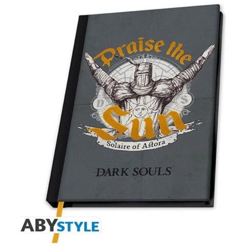 Dark Souls Notebook A5 ""sia Lodato Il Sole"" - Quaderno A5 ""praise The Sun"" - - Foto 1