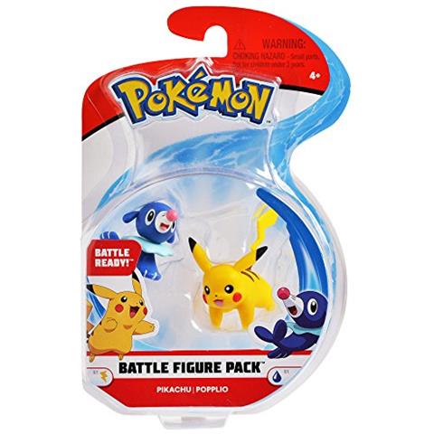 Confezione Da 2 Action Figure Da Battaglia Pokemon Da 2 Pollici, Include Pikachu Da 2 Pollici E Popplio Da 2 Pollici - Foto 1