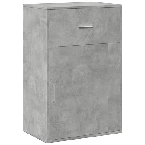 Armadietto Grigio Cemento 56,5x39x90 Cm In Legno Multistrato - Foto 2