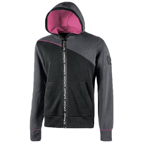 Felpa Da Lavoro 'jupiter Lady' Taglia S - Grey Fucsia - Foto 1