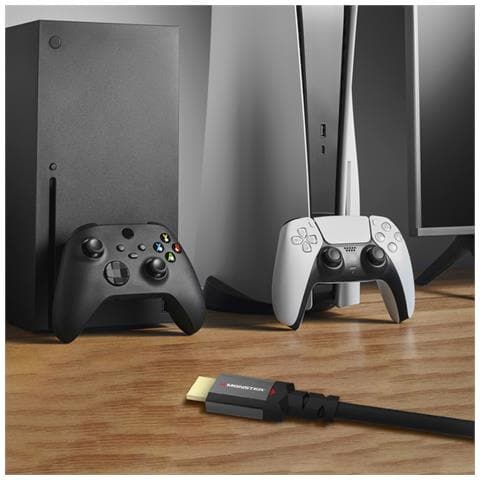 Cavo Hdmi 2.1 Gaming Uhd 8k Hdr Dolby Vision 48gbit /s 1,8m, Nero - Foto 5