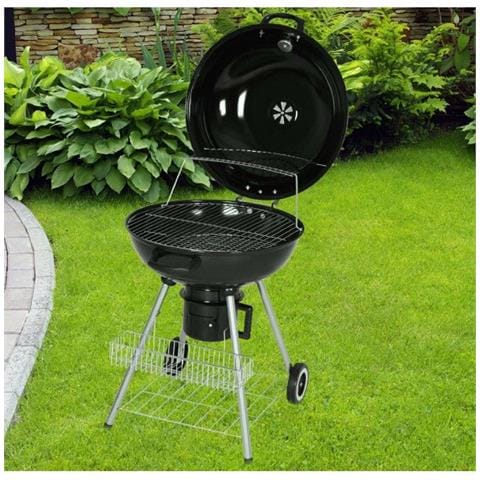 Barbecue A Carbone Tondo Con Griglia Di Cottura Ø54,5 Cm. El Gaucho Planet - Foto 3