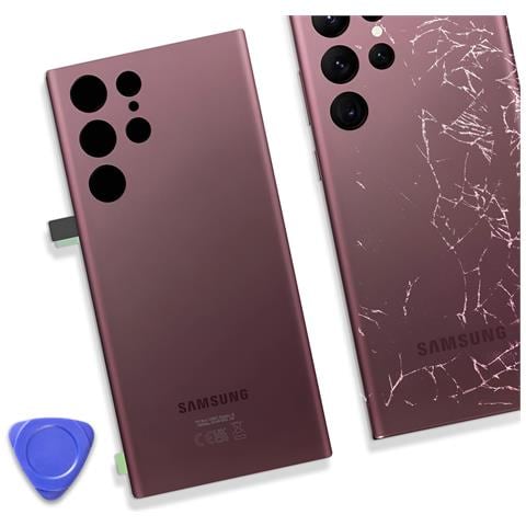 Vetro Posteriore Di Ricambio Per Samsung Galaxy S22 Ultra Compatibile - Foto 2