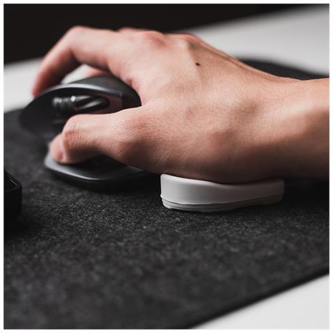 Carpio 2.0 Ergonomic Wrist Rest White - Foto 2