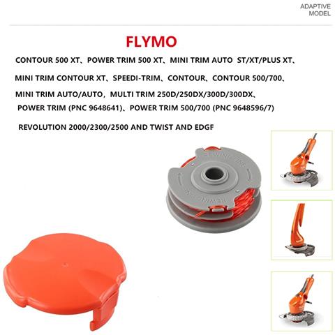 Fly021 Bobina Per Decespugliatore E Ricambio Per Filo Per Flymo 10 Bobine - Foto 4