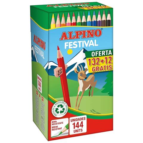C0131144 pastello colorato Multicolore 144 pz - Foto 1