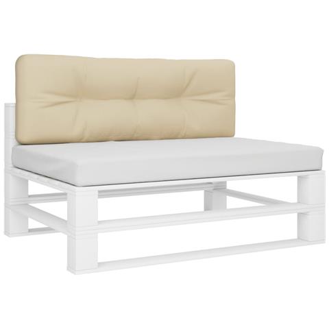 Cuscino Per Pallet Beige 120x40x12 Cm In Tessuto - Foto 3