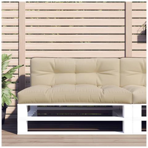 Cuscino Per Pallet Beige 120x40x12 Cm In Tessuto - Foto 1