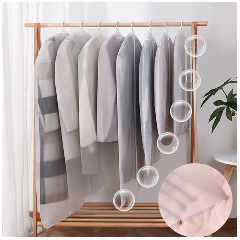 Confezione Da 5 Borse Porta Abiti Per Riporre I Vestiti, Coperture Antipolvere In Peva Traspirante Con Cerniera M - Foto 4