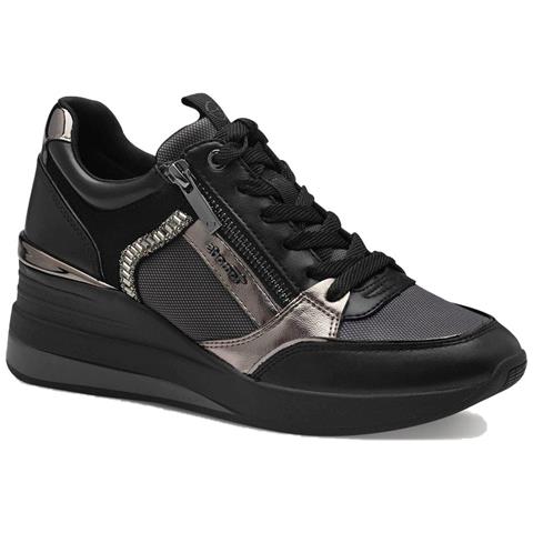 TAMARIS Sneaker Low Anthracite Sneakers Pelle Scarpe Donna Grigio