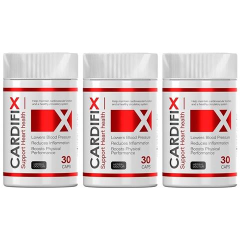 3x Cardifix Integratore Alimentare Cardiovascolare 30 Capsule - Foto 1