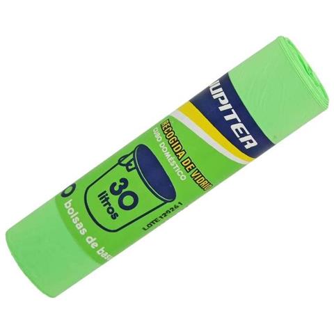 Sacco Della Spazzatura 10 Da 30l - Prima Qualità - Ideale Per Il Riciclo - Espositori Da 60 Rotoli - Colore V - Foto 1