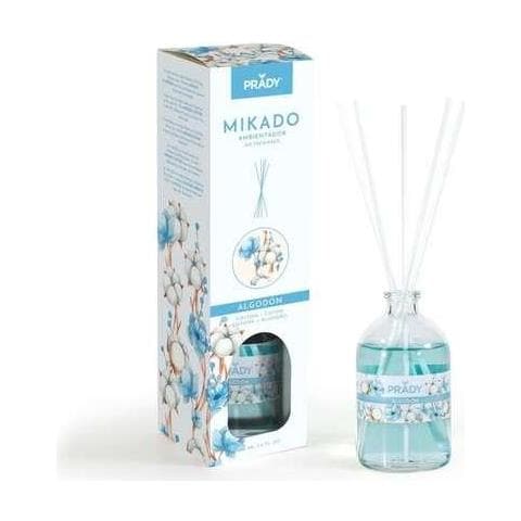 Mikado Cotone Ambiente - Flacone In Vetro Da 100 Ml E Bacchette Diffusore - Foto 1