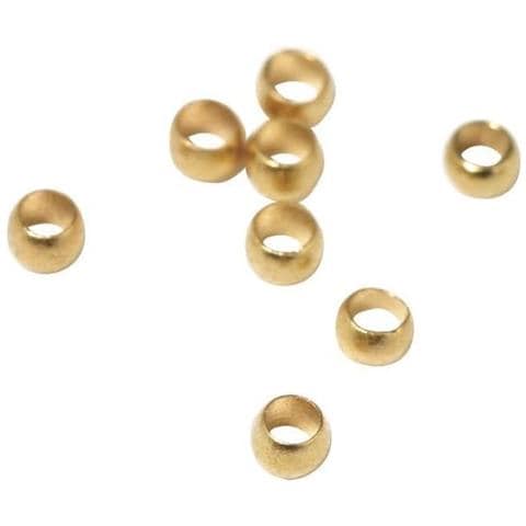 40 Pezzi - Perline Schiaccino Ø0,8mm - Colore Oro - Foto 1
