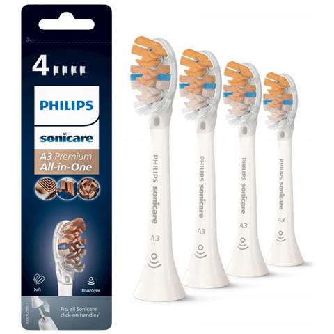 Philips A3 Premium All-in-one Hx9094/10 Testine Standard Per Spazzolino Sonico - Foto 1